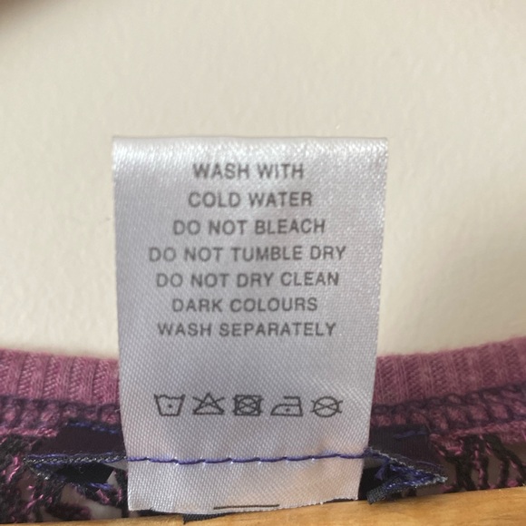 Purple Knit Beach cover up. - Picture 6 of 7